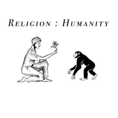 Religion : Humanity (Light Colours) - Mens Staple T shirt Design