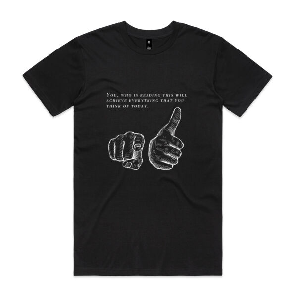 You can Achieve. Mens. Dark colour - Mens Staple T shirt Thumbnail