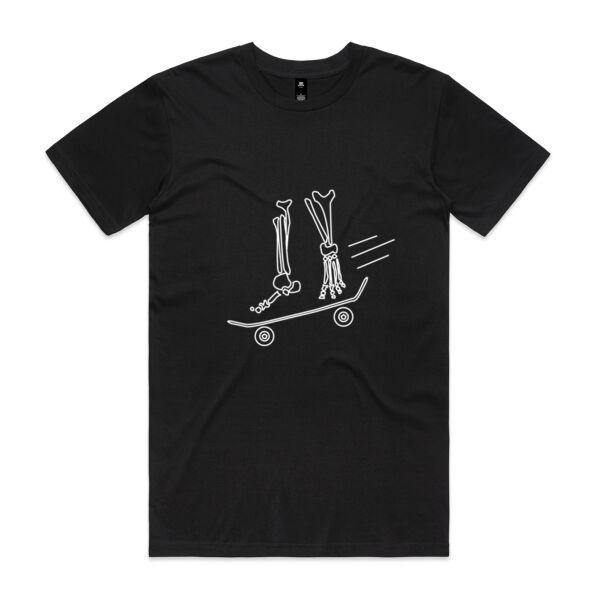 Skeleton Skates - Mens Staple T shirt Thumbnail