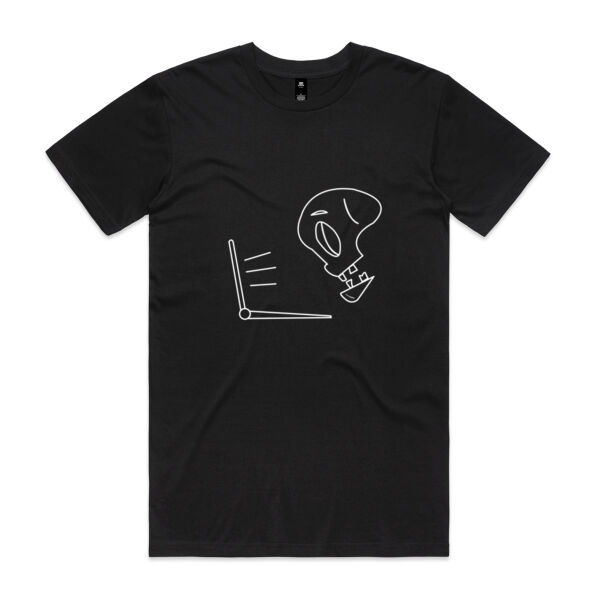 SKULL AND LAPTOP - Mens Staple T shirt Thumbnail